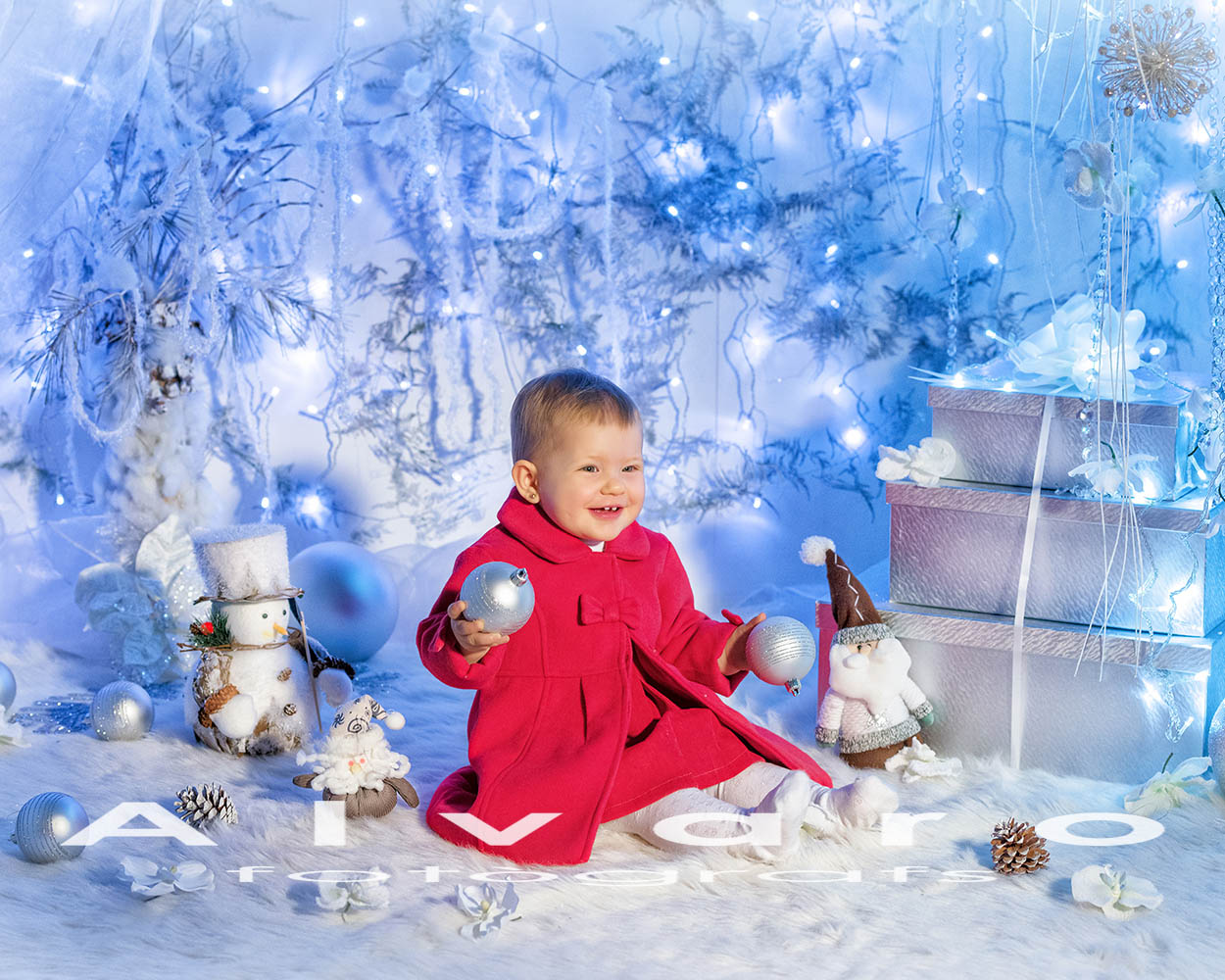 decorado navidad blanco