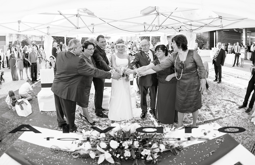reportaje familia novios